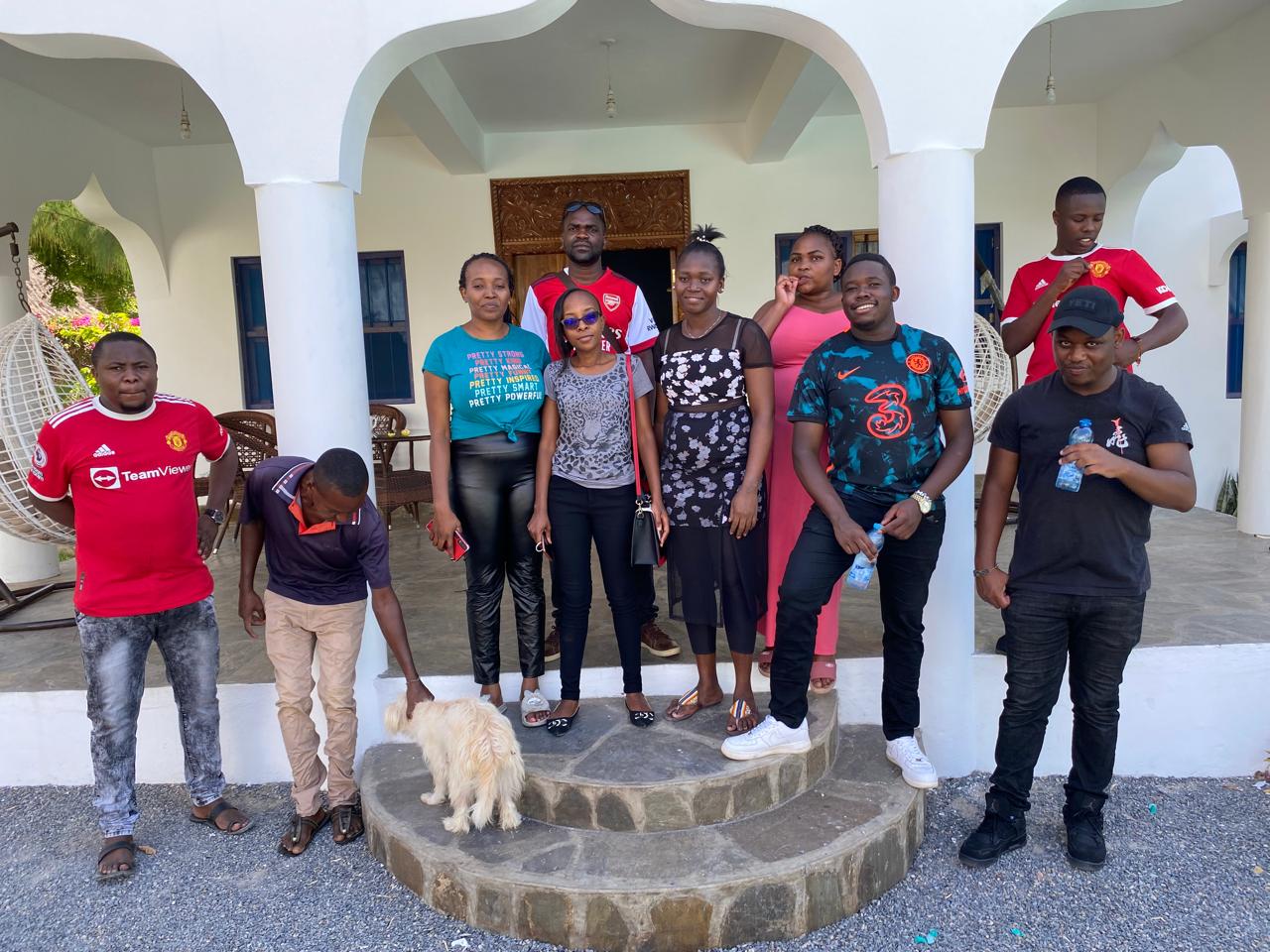 DoveNest staff team building in Malindi 2021